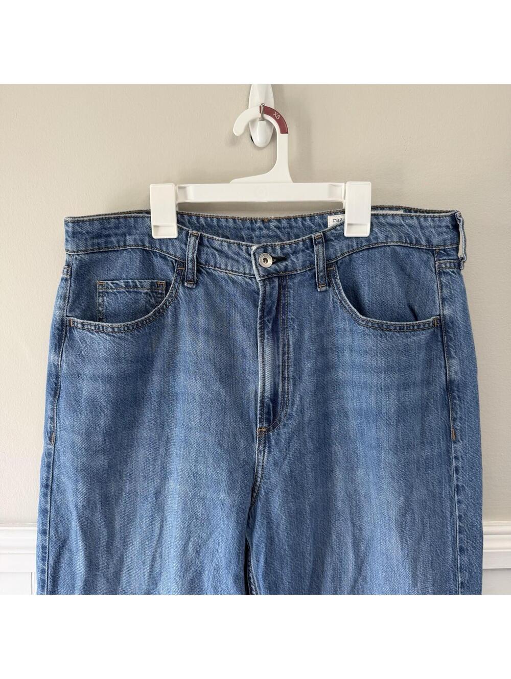 Rag & Bone Lori Crop Wide Leg Mid Rise Jeans Womens Size Waist 31 - Picture 3 of 6